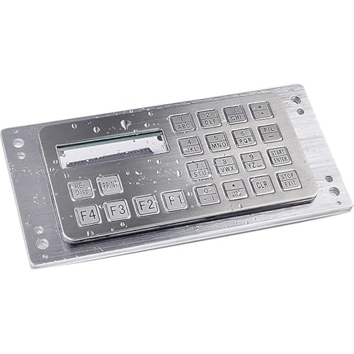 JGBVFFH エレベーター、ATM、産業機械用途向け英語金属ステンレスキーボード(USB)
