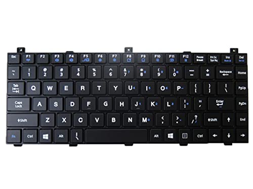 キーボード バックライト ノートパソコンキーボード互換 Getac B300 G5 ブラックフレームあり 米国 US バックライトなし