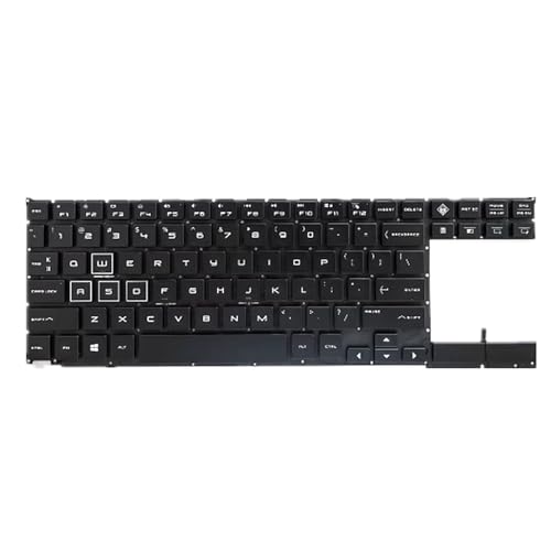 fqparts 汎用 ノートパソコンキーボード for HP Omen X 15-dg0000 US United States Edition 15-dg0000-KB-XSS8901