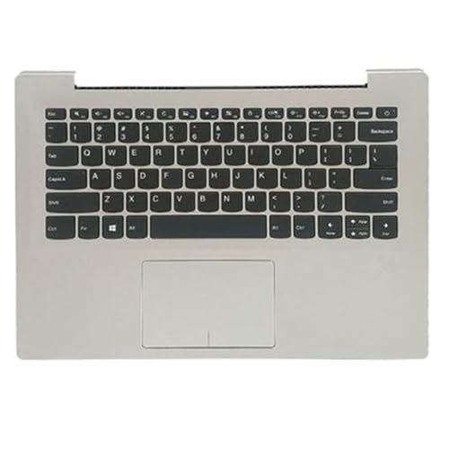 fqparts 汎用 キーボードの縁にハウジング & タッチパッド & キーボード に適合する For Lenovo ideapad 520S-14IKB Color ホワイト 米国英語のレイアウト 520S-14-CKE-HS0628