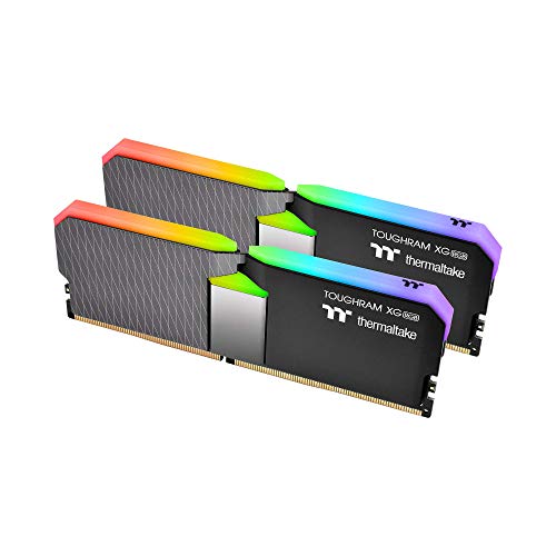 Thermaltake TOUGHRAM XG RGB DDR4 4400MHz 16GB (8GB x 2) 16.80万色 RGB Alexa/Razer Chroma/5V マザーボード 同期ケーブル RGBメモリ R016D408GX2-4400C19A