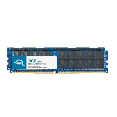 OWC 16GB (2x8GB) Synology D4RD-2666-8G D4ER01-8G DDR4 2666MHz PC4-21300 ECC RDIMM レジスタードDIMM RAMメモリ Synology Flashstation FS6400対応 高密度HD6500 OWC2R6D41R416GP