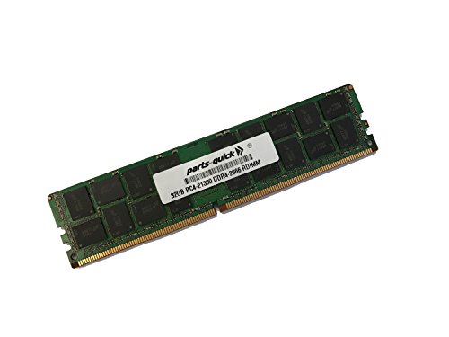 parts-quick スーパーマイクロのX11SDV-8C-TLN2Fのための32ギガバイトのメモリ、マザーボードDDR4 2666 MHZの1.2V ECC RDIMM 32 GB 32GB-DDR4-2666-D-SM-12032