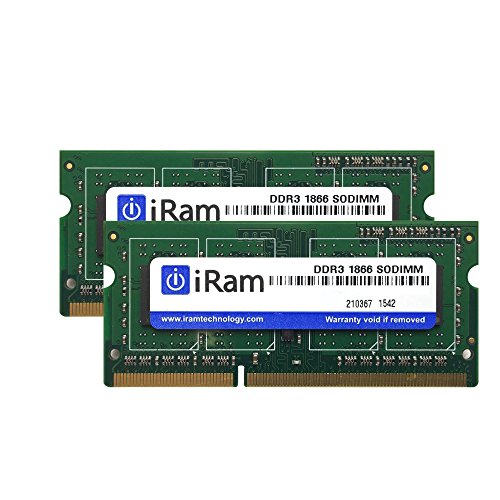 iRam Technology iMac(Late2015 27インチRetina 5K)用メモリ 16GB (8GB 2枚組) IR8GSO1866D3/2 1866D3NL-8G-H/2p