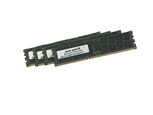 parts-quick 64ギガバイト（4×16ギガバイト）アップルMac用メモリ2013 1866mhz DDR3 ECC SDRAMR-DIMMpc3-14900ラムをプロ 4X16GB-DDR3-14900-R-D-Apple-683