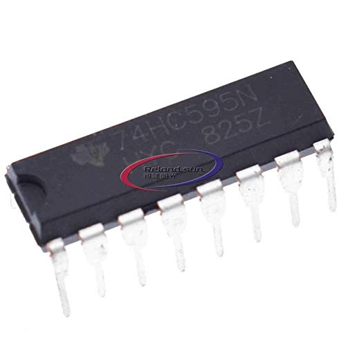 Reland Sun 10個 IC 74HC595 74595 SN74HC595N 8ビット シフトレジスタ DIP-16