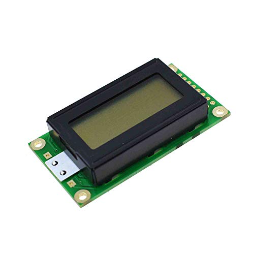 Reland Sun Green Blue 0802 LCD 8x2 キャラクター LCDディスプレイモジュール 5V LCM (グリーン)
