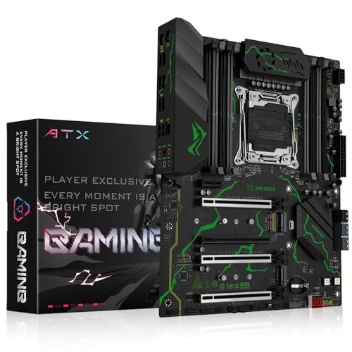 MACHINIST LGA 2011-3 マザーボード、Intel X99 (Intel 第5/6世代) サーバーマザーボード (ATX、PCIe 3.0、DDR4、NVME/SATA M.2、ワンキーブート/再起動、SATA 6Gb/s) Xeon E5 V3/V4、Core i7シリーズMR9S用。 X99-MR9S