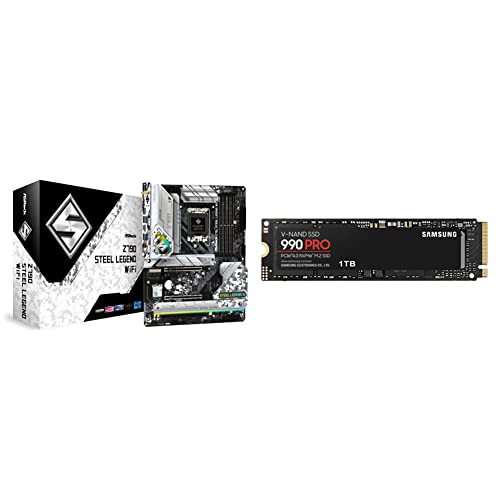 ASRock 【SSD×マザーボードセット買い】Samsung 990 PRO 1TB × ASRock Z790 Steel Legend WiFi