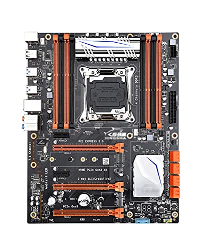 GAORUIFENG マザーボード X99 チップセット メインボード Lga 2011-3 WiFi マザーボード インテル Xeon E5-2678V3 / 2669V3対応 マイニングゲーミングマザーボードコンボ gg4/r4834