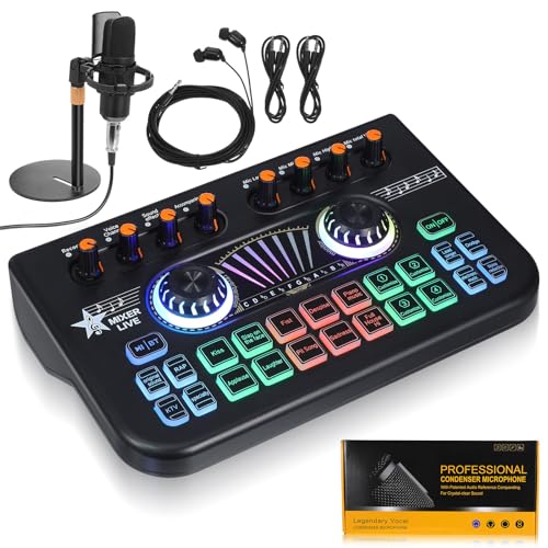 GAROZATION サウンドミキサー ボード 金属プラ製 ライブ録音用 ローゲイン高性能 27G7B19YPV25W14N7