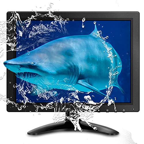 OHWOAI (IPSパネル・全視野178°) 10インチモニター 液晶画面HDMI/BNC/VGA/USB 機能付き ディスプレイ (1024x768) 10inchhp