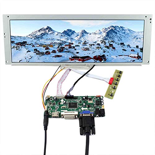 VSDISPLAY 14.9インチ 細長液晶 解像度1280x390 バーディスプレイ HDMI DVI VGA LCD コントローラー キット T68676