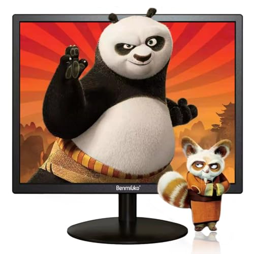 Benmiuko 17インチ 監視カメラのモニター ディスプレイ CCTVカメラ 防犯液晶モニター pc多機能接続サポートHDMI AV BNC VGA USB入力 1280x1024フルHD LCD 日本語対応