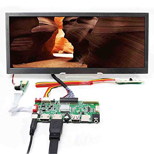 VSDISPLAY HD USB SD AV コントローラー 10.3インチ 横長モニター 1920x720 IPS液晶 高コントラスト比 サブモニター 車載TFT用 VSK2702JP