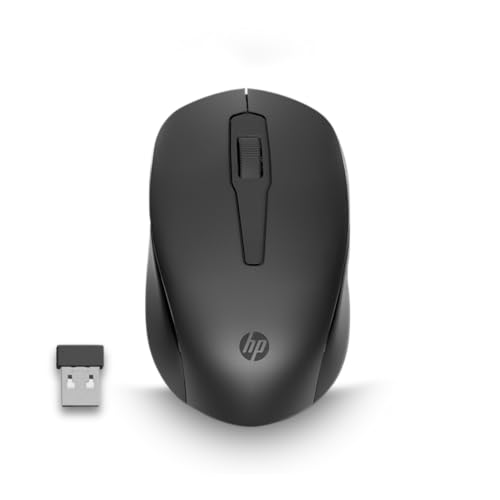 HP ワイヤレスマウス HP 150 USBドングル 無線 2.4Ghz コンパクト 光学式 軽量55g 確実なクリック感 乾電池式 1600dpi 2S9L1AA