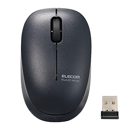 エレコム ELECOM エレコム エレコム ワイヤレスマウス 静音 抗菌加工 3ボタン Sサイズ 子ども用 オンライン学習 ギガスクール 2.4GHz BlueLED ブラック M-BL20DBSKBK
