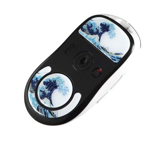 immoenuc マウスソール G PRO X SUPERLIGHT ワイヤレスマウス用ガラスマット マウス高耐久 低摩擦 (ホワイト)