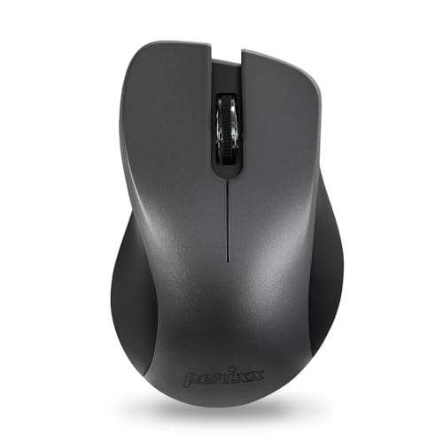 Perixx PERIMICE-821IB ワイヤレスマウス Bluetooth エルゴノミクスデザイン アイアンブラック