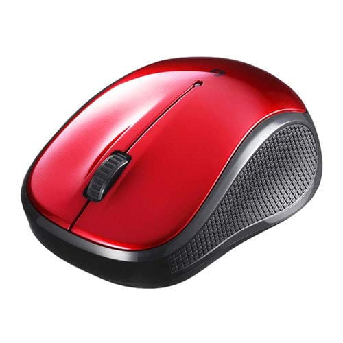 バッファロー BSMBB100RD BT BlueLED 静音 3ボタンマウス レッド