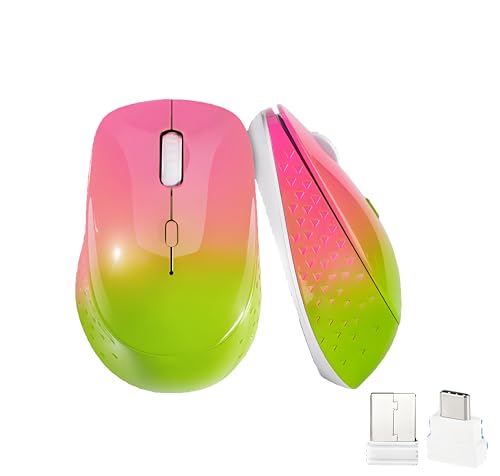 【Type-C+USB-A レシーバー】 ワイヤレスマウス 2.4G 静音 3段階DPI(800/1200/1600) 3モード省エネ オフィス/家庭/図書館で使用可能 スマホ/タブレット/ノートパソコン/PC/Windows/Mac/iOS/Android対応 CM0915R