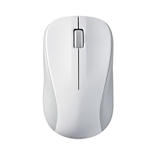 エレコム ワイヤレスマウス Bluetooth レーザー 抗菌 3ボタン Mサイズ ホワイト M-S2BLKWH/RS / ELECOM エレコム 【送料無料】