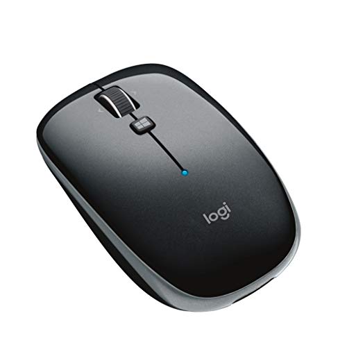 logicool ロジクール ワイヤレスマウス 無線 薄型 M557GR Bluetooth 6ボタン グレー 国内正規品