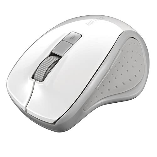 バッファロー (BUFFALO) BSMBB300WH ホワイト Bluetooth BlueLED光学式マウス 5ボタン