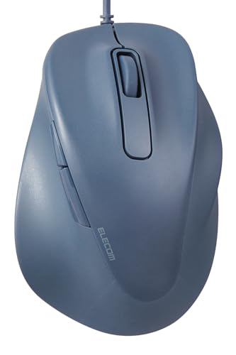 ELECOM ◆入荷待ち！有線/5ボタンマウス！M-XGL30UBSKBU [ブルー]