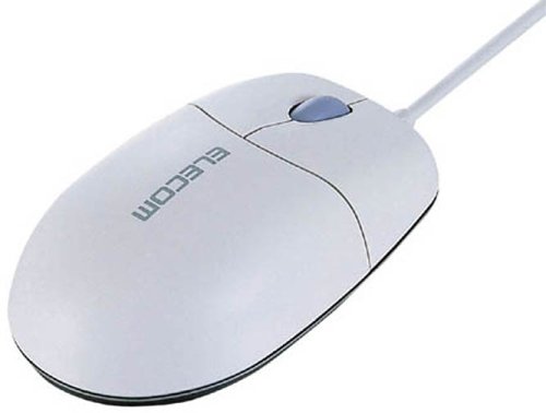 エレコム ELECOM M-N1P2RLG ホイール付イメージPS/2マウス