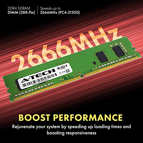 A-Tech 8GB キット (2x4GB) RAM Dell XPS 8930 デスクトップ用 | DDR4 2666MHz PC4-21300 DIMM 1.2V 288ピン 非ECC UDIMM メモリアップグレード