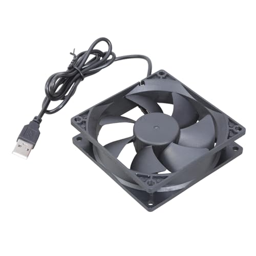 UncleS ルーター冷却ファン PC クーラー HDTV ボックス静音 5V USB 電源 90 ミリメートル保護ネットルーターモデム HDTV ボックス低ノイズ PC ケース
