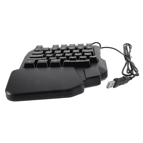 IOHBLQZMIV 1個 有線キーボード ワイヤレスゲーミングキーボード コンピューターのキーボード LED キーボード機械式 RGB キーボード キーボード Black