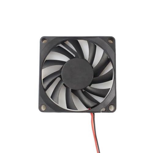 UncleS コンパクトサイズ高 8010 薄型シャーシケースファン金属冷却システム 5V 12V 放熱 GPU ケースファン