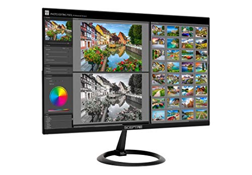 Sceptre 25インチ 165Hz 144Hz 1ms Pro スリム LED モニター AMD Freesync 2X HDMI 1X DisplayPort 内蔵スピーカー メタルブラック 2019 (E258B-1658A) E258B-1658A
