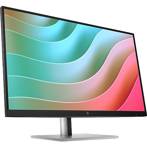 HP E-Series E27k G5 écran plat de PC 68.6 cm (27") 3840 x 2160 ピクセル 4K ウルトラHD ノワール、アージェント