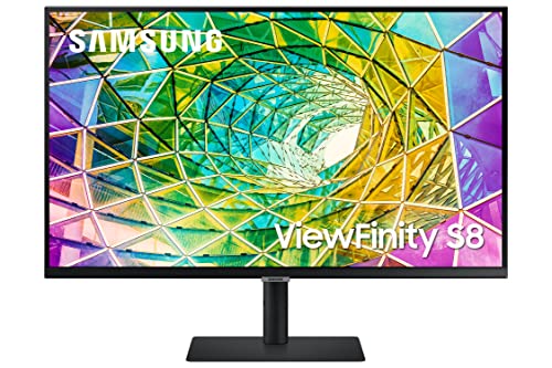 サムスン SAMSUNG ViewFinity S80Aシリーズ 27インチ 4K UHD(3840x2160) パソコンモニター HDMI USBハブ HDR10(10億色) 高さ調節スタンド TUV認定インテリジェントアイケア(LS27A804NMNXGO) ブラック