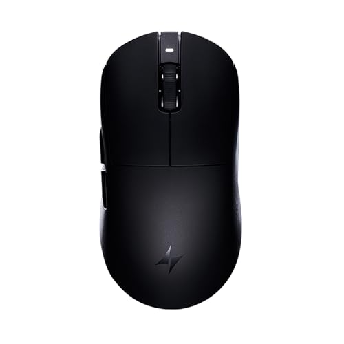 ATK A9 Ultra Max Wireless Gaming Mouse, PAW3395 Ultra Sensor, DPI up to 30,000, 55g Lightweight, 8K Polling, 800 Hr Battery Life, 5 Programmable Buttons, Dual-Mode 2.4G/Wired - Black Dragonfly A9
