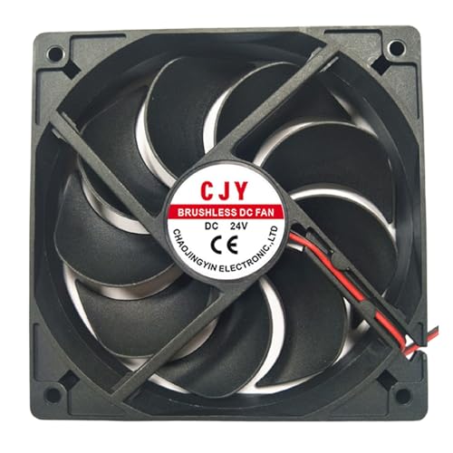 SMALLVAST ルーター冷却ファン PC シャーシ静音 5V/12V/24V 電源 120mmx120mmx15mm キャビネット 12CM 保護ネット交換用コンピュータ