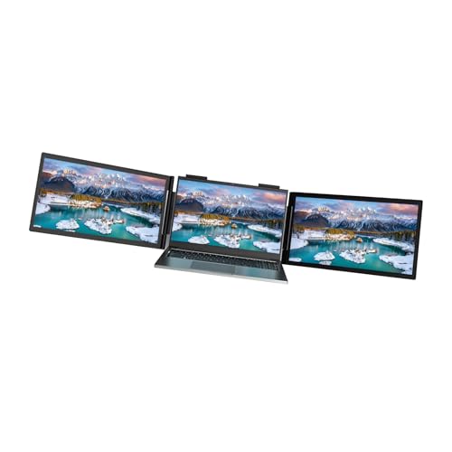JSGHGDF スクリーン 14インチ 持ち運び可能 観察 フル 720P 1080P ディスプレイ シルバー 超薄型 強化 マルチプロセッシング 生産性 持ち運び可能 ダブルオブザーブ