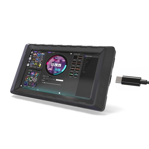 Xjdzineq 薄型 5 小型ディスプレイ画面強調表示 854x480 720P 解像度コンピュータゲームコンソール用ダイナミック背景設定コンパクトサイズフレキシブル 5 液晶モニター