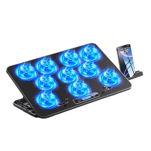 JSGHGDF 人間工学に基づいたRGBs ノートパソコンクーラー ゲームデバイス用 ユニバーサル 14