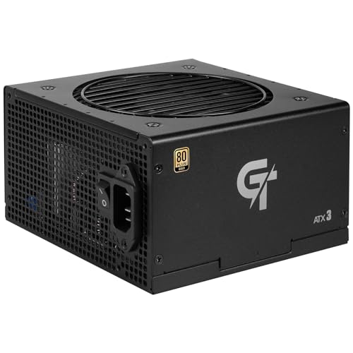 SAMA ブラック 750W 電源 - 完全モジュラー 80 Plus Gold 認定 ATX 3.1 & PCIE 5.1 準拠電源、RTX 30/40 シリーズ GPU 対応 GT0750-BKGFF001-US
