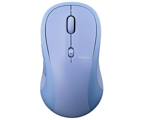 エレコム 【お取り寄せ】エレコム マウス マルチ接続 静音 7ボタン ブルー M-MY40MBSXBU