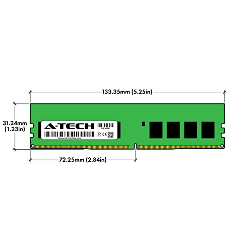 A-Tech 16GB RAM Supermicro Super X11SCD-F, X11SCH-LN4F, X11SCL-LN4F, X11SCM-LN8F | DDR4 2666MHz PC4-21300 ECC-UDIMM 2Rx8 ECC アンバッファードサーバーメモリアップグレード ASJ399