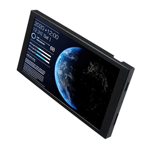 Uqezagpa ポータブル 5.2 インチ拡張モニター二次画面モニター表示画面 USB フルビューコンピュータアクセサリーポータブルコンピュータ拡張画面