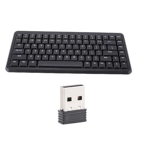 Asixxsix ワイヤレスキーボード、2.4G Bluetooth 5.1ゲーミングキーボード75%コンパクト84サイレントシザースイッチテン付きコンピュータ、ピュータ、ラップトップ用ホット (白) Asrak6idpxmf-12