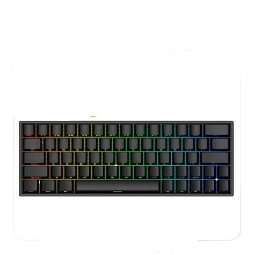 HDFEUt ND63 Pro 有線ゲーミングメカニカルキーボード 8000 ポーリングレートとカスタム高速トリガー磁気スイッチ PC ゲーマーと互換性(ND63 WHITE) HDFEUt(ント) 789