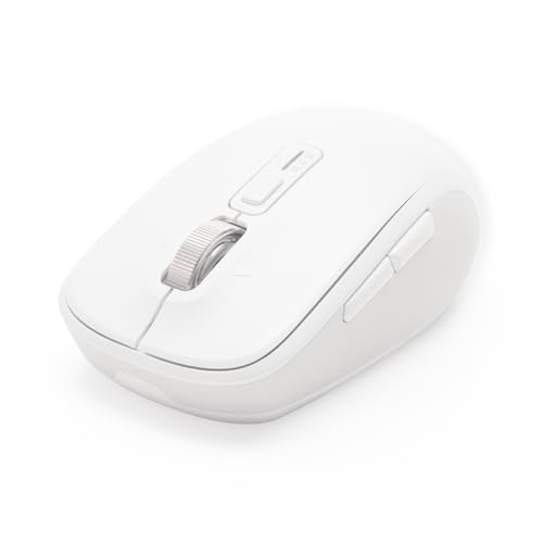 エレコム ワイヤレスマウス OSMOD8 静音 Bluetooth 無線2.4GHz 3台マルチペアリング 高速スクロール＋チルトホイール搭載 Mサイズ ホワイト M-MY50MBSWH-G