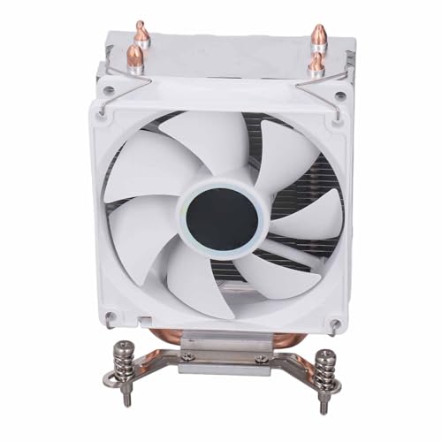 NOENNULL CPU 冷却ファン、アルミニウム銅 CPU クーラー 3 ピン 3.5 インチ 2 ヒートパイプ 48cfm 22dB 油圧ベアリング 2011 マザーボード用 NOENNnisq9ug73j